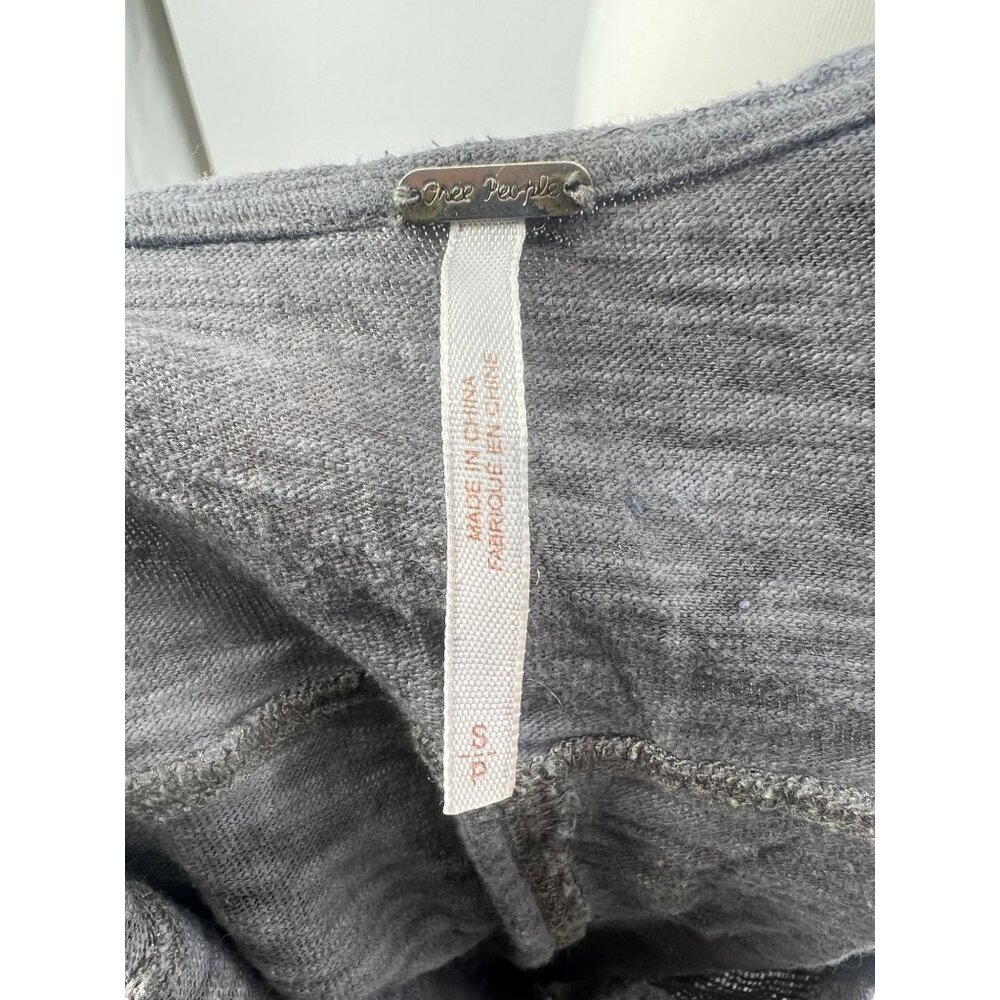 Free People Gray Lace Overlay Sleeveless Top - Picture 13 of 16